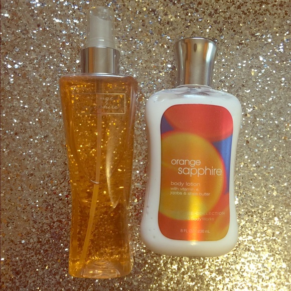 2 Piece Orange Sapphire - Picture 1 of 2